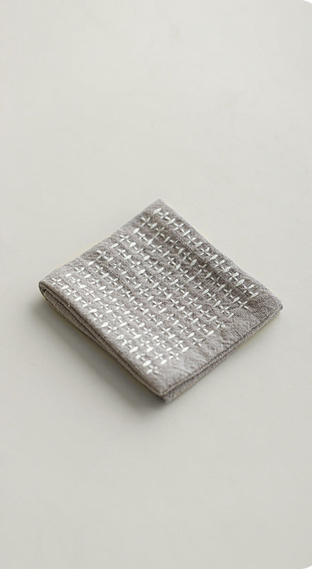 Gohobi Handmade Woven Cotton and Linen Gongfu Tea Towel