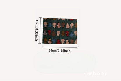 Gohobi Cotton and Linen Gourd Tea Towel – Absorbent Tea Cloth for Tea Table