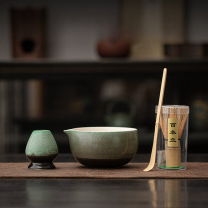 Gohobi Ceramic Matcha Set 036 Ancient Rhyme