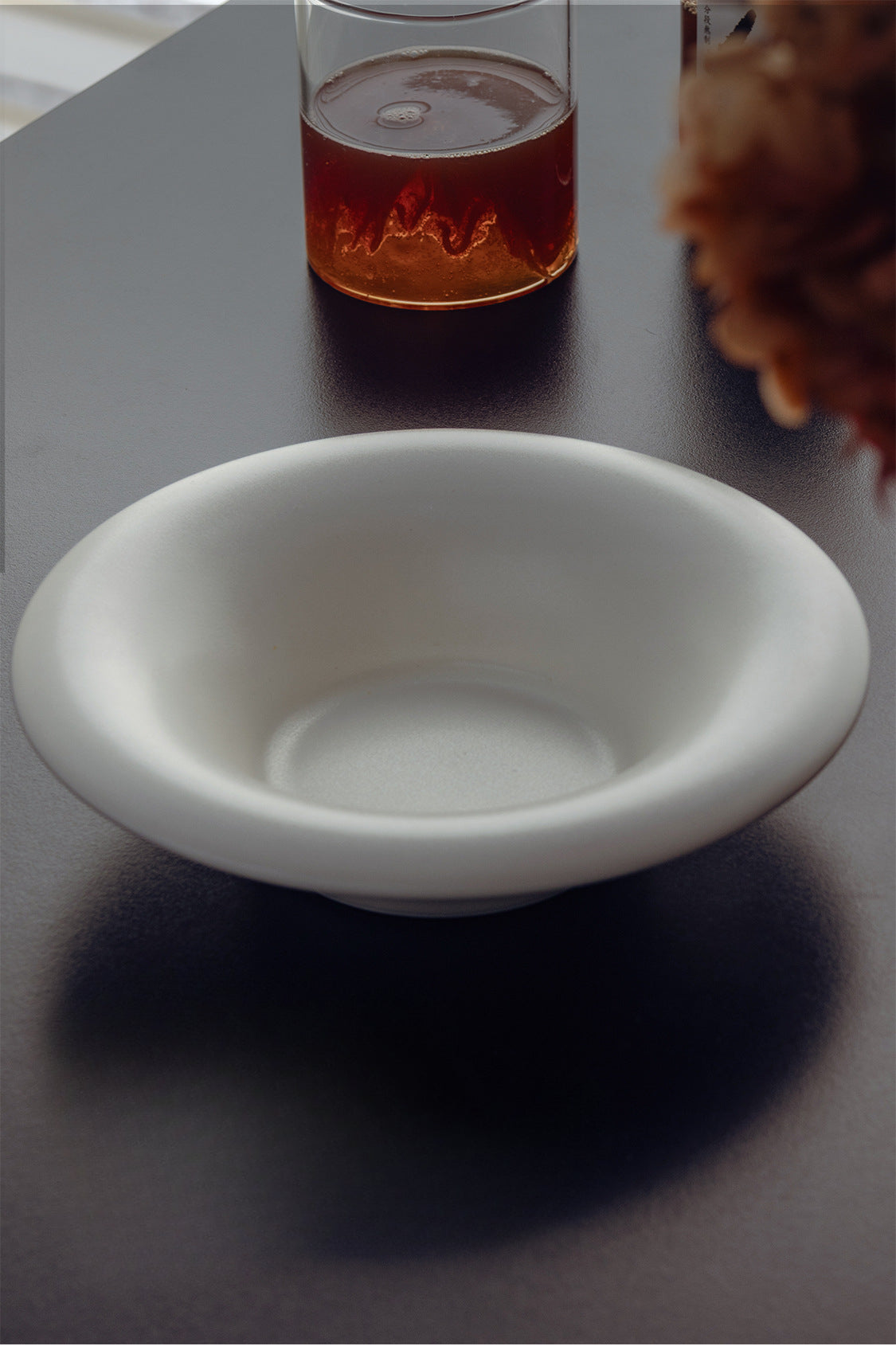 Assiette à soupe occidentale peinte Jinshu mate de 7,5 pouces, assiette à légumes ménagère, hôtel, restaurant, vaisselle en céramique