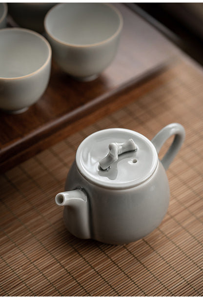 Gohobi Japanese Style Ice Grey Teapot 003