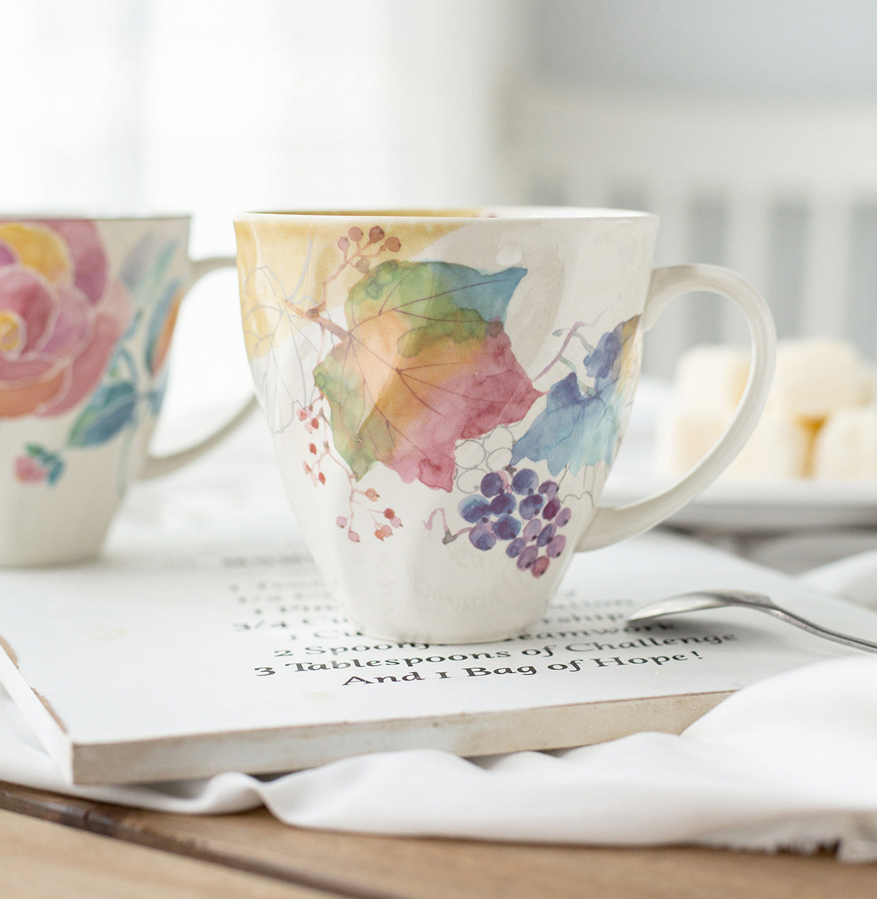 [Made In Japan] Gohobi Japanese Flowers Mug Coffee Cup