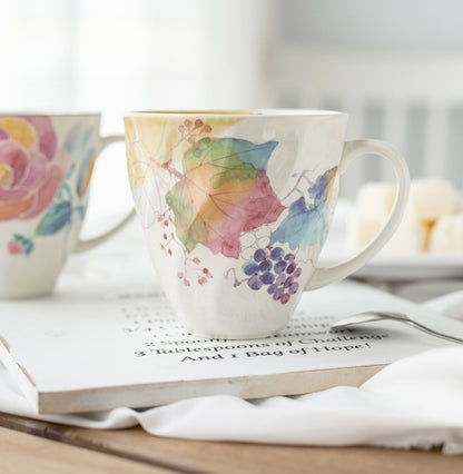 [Made In Japan] Gohobi Japanese Flowers Mug Coffee Cup