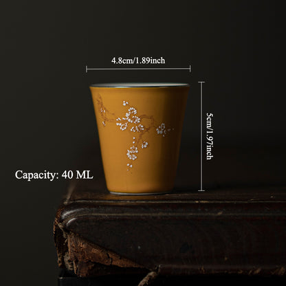 Gohobi Ming Yellow Handcrafted Tea Cup