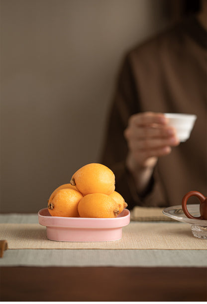 Gohobi Traditional Japanese Glazed Fruit Nuts Small Plate - Wave 009