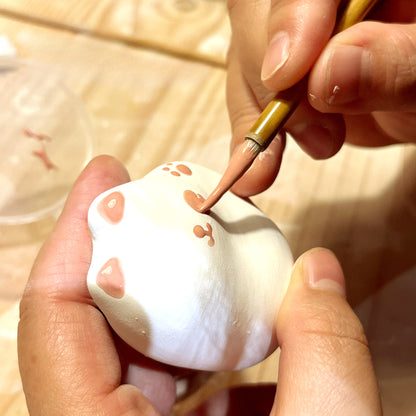 Gohobi x Little Diary Handmade Ceramic Lucky Cat