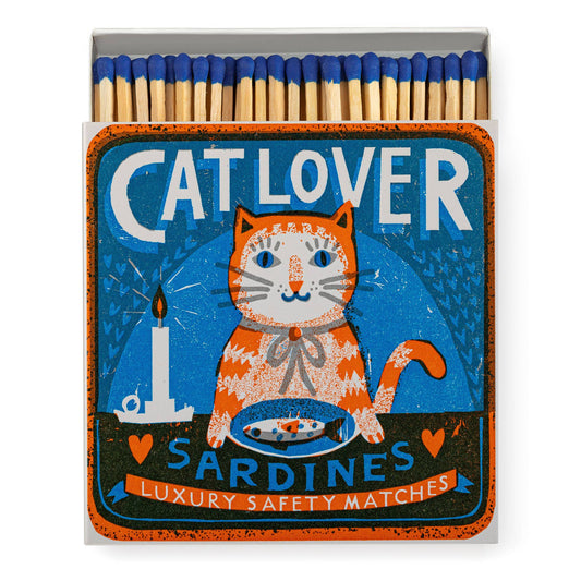 Gohobi x Archivist Gallery Cat Lover | Square Matchboxes [Made in the UK]