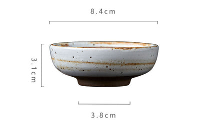 Gohobi Petite assiette à sauce de style japonais faite à la main