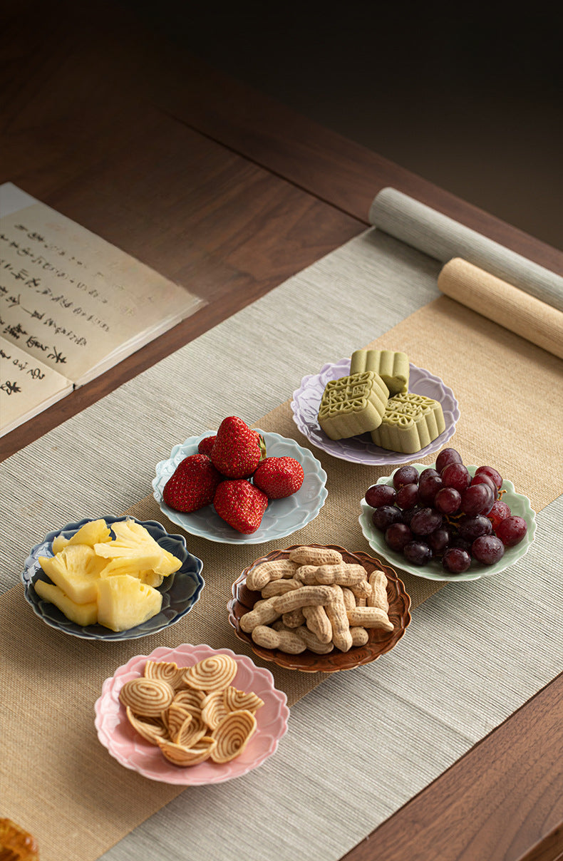 Gohobi, petite assiette de fruits glacés japonais traditionnels - Lotus 011