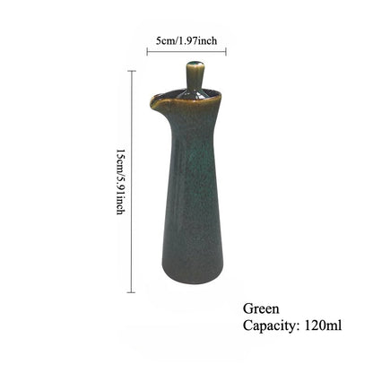 Gohobi Japanese Kiln-Change Ceramic Condiment Bottle