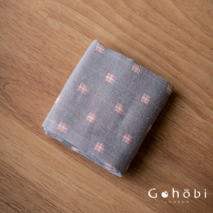 Gohobi Cotton Linen Tea Towel – Japanese Style Absorbent Tea Cloth for Tea Ceremony