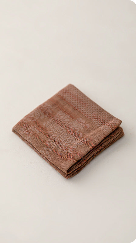 Torchon Gongfu en coton et lin teint à la main Gohobi