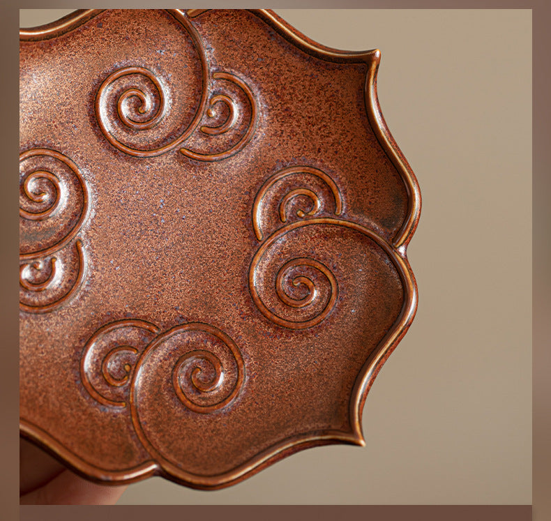 Gohobi Traditional Japanese Glazed Fruit Nuts Small Plate - Lianyun 012