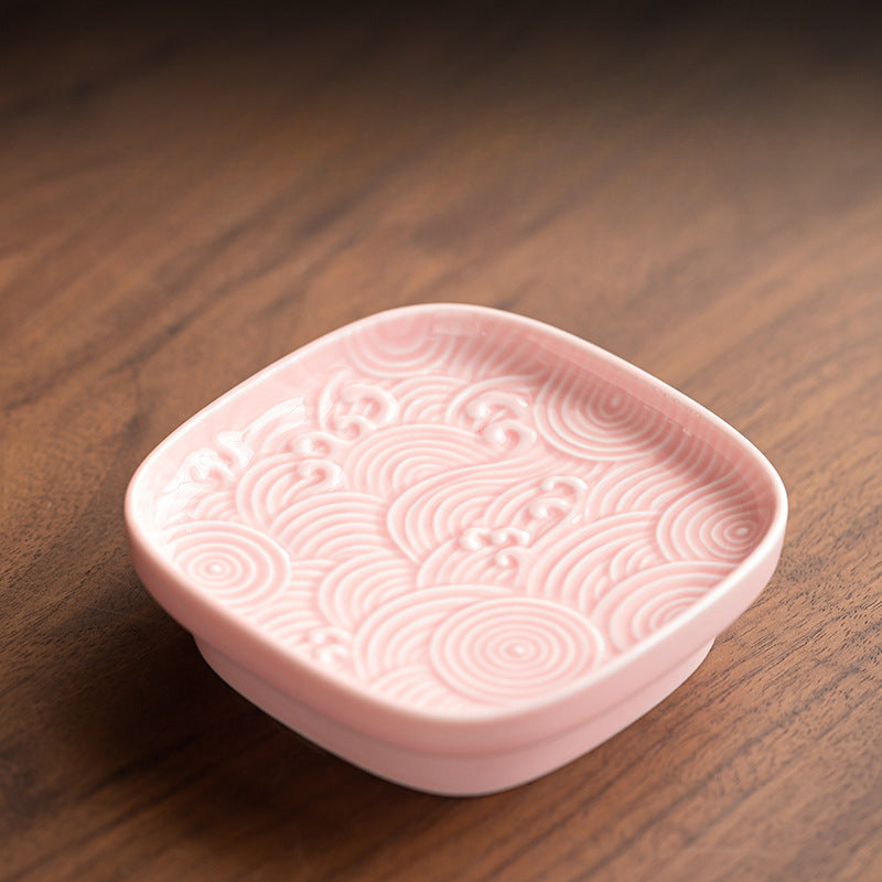 Gohobi Traditional Japanese Glazed Fruit Nuts Small Plate - Wave 009