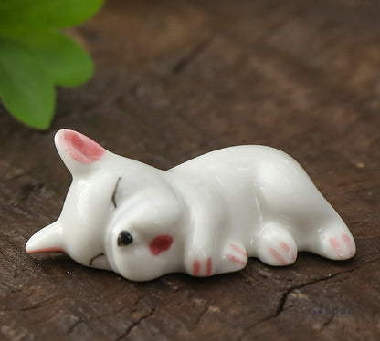 Gohobi Ceramic Cute Animals Chopstick Rest