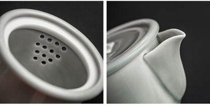 Gohobi Japanese Style Ice Grey Gaiwan Tea Set 003