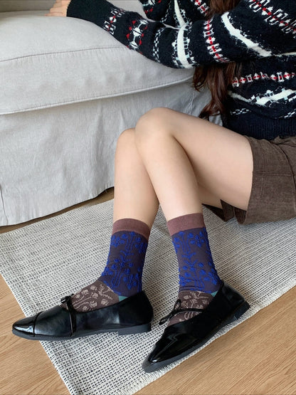 Gohobi Japanese-Inspired Embossed Socks