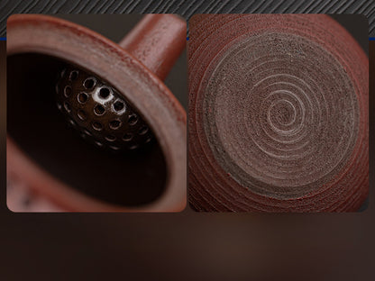 Gohobi Traditional Teapot and Stove Set 003 Old Rock Mud