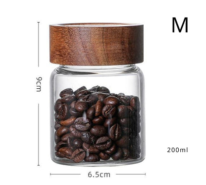 Gohobi Wooden Lid Sealed Container Storage