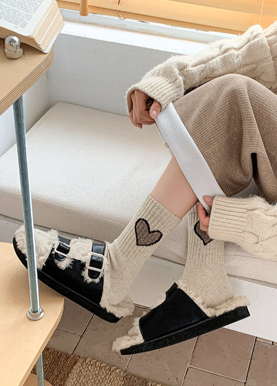 Gohobi Wool Heart Socks