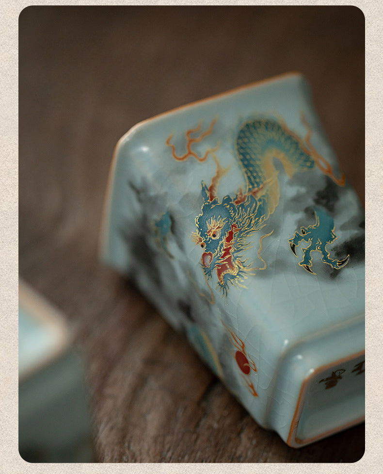 Gohobi Square Dragon Teacup