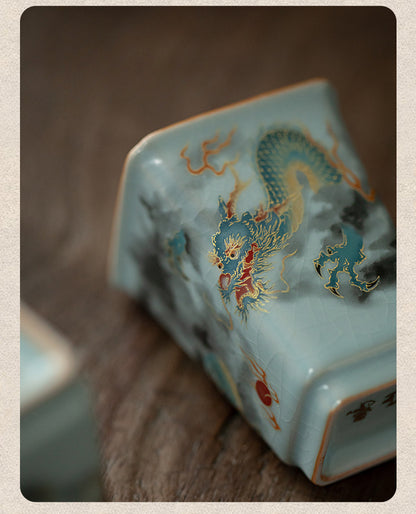 Gohobi Square Dragon Teacup
