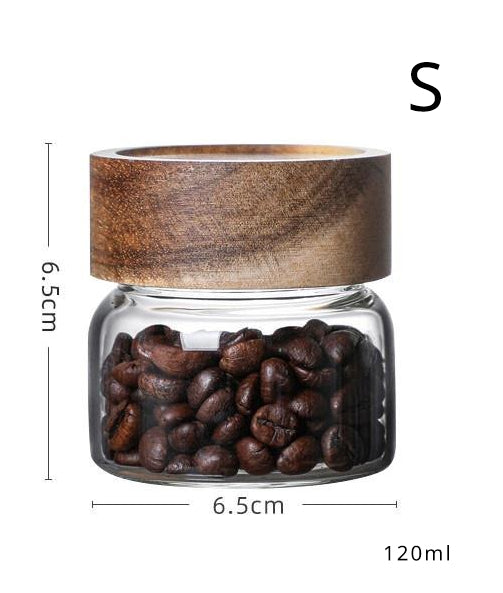 Gohobi Wooden Lid Sealed Container Storage