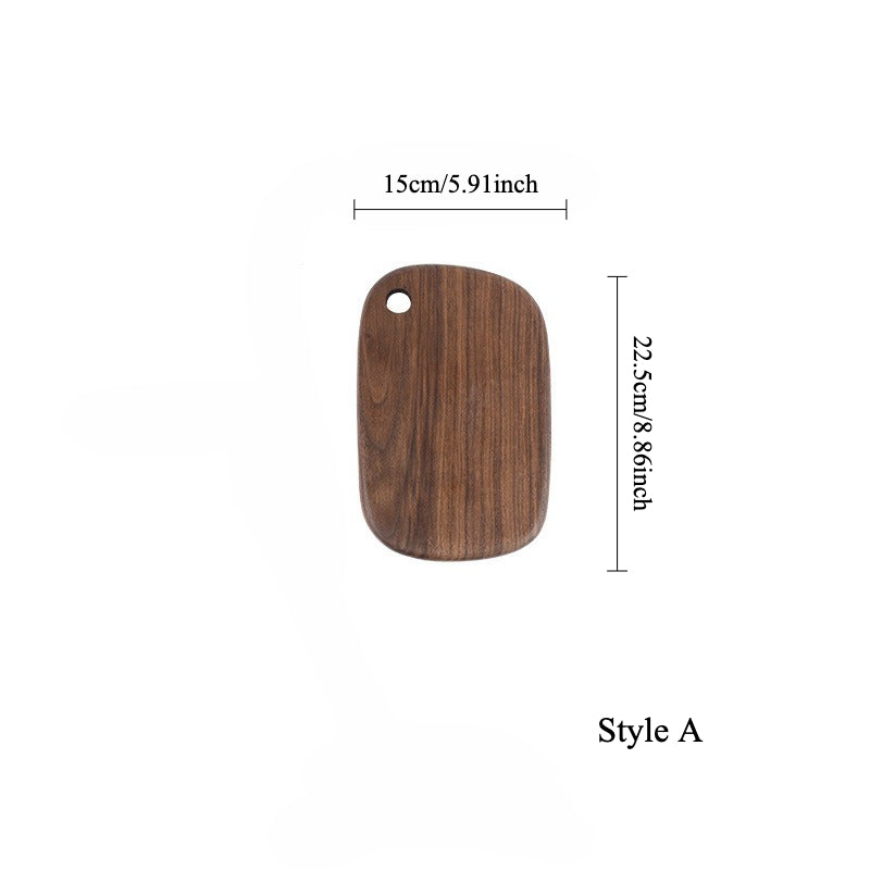 Gohobi Black Walnut Wooden Cutting Board with Handle