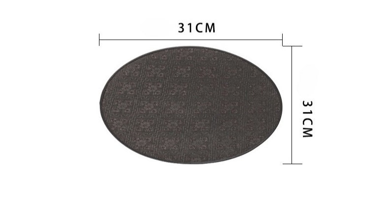 Gohobi Xiangyun Silk Tea Pad – Round Waterproof Tea Pot Placemat for Gongfu Tea Set