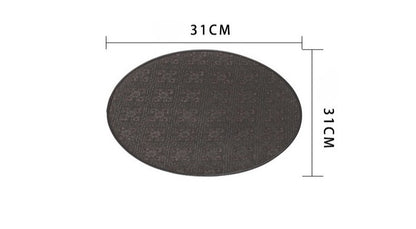 Gohobi Xiangyun Silk Tea Pad – Round Waterproof Tea Pot Placemat for Gongfu Tea Set