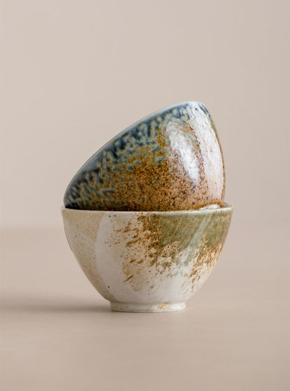 [Made in Japan] Gohobi Minoya Shino Glaze Hat Bowl