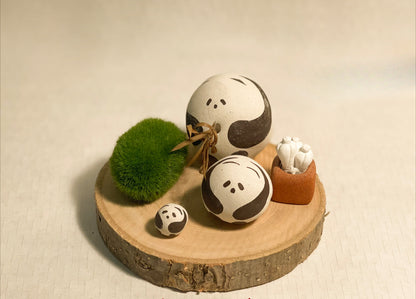 Gohobi x Little Diary Handmade Ceramic Panda