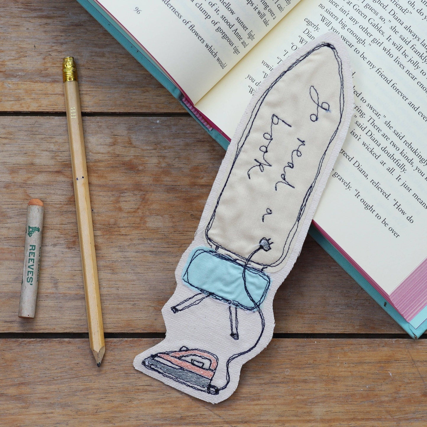 Gohobi x Poppy Treffry No More Chores Bookmark [Made in the UK]