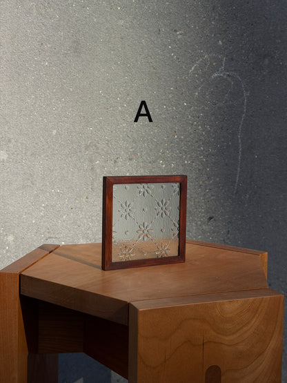 Gohobi Taiwanese Patterned Glass Coaster & Storage Box