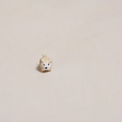 Gohobi x Little Diary Handmade Ceramic Akita Shiba Inu Dog