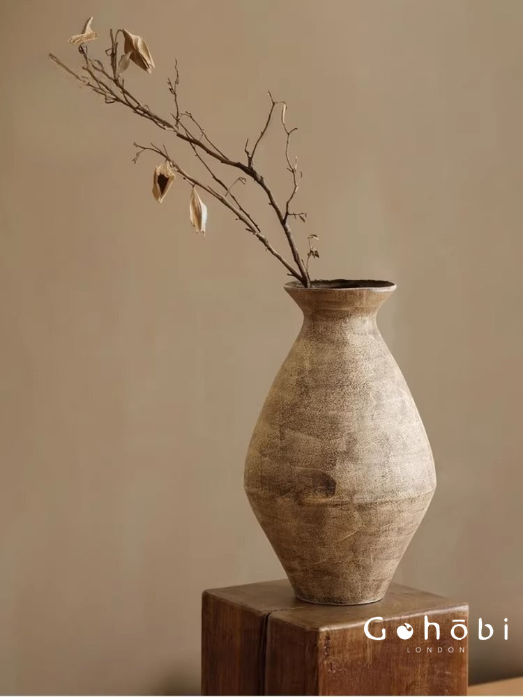 Gohobi Japanese-style Wabi Sabi Handmade Zen Large Vase 0023