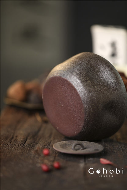 Gohobi Nanbanyaki Fireplace Teapot – Collector’s Wabi-Sabi Beam-Lifted Kettle (800ml)