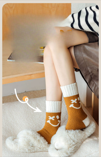 Gohobi Brown Autumn Socks