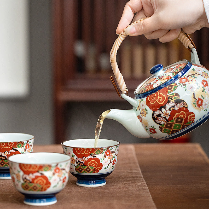 [Made In Japan] Gohobi Japanese Ancient Imari Tea Set