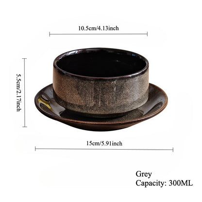 Gohobi Kiln-Change Ceramic Dessert & Soup Bowl
