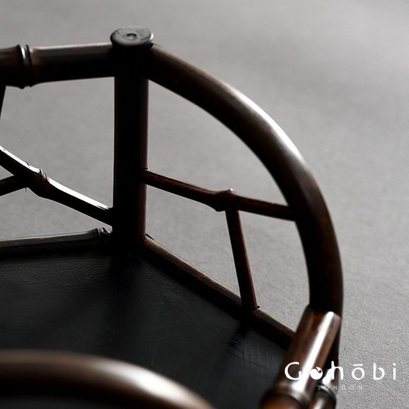 Gohobi Bamboo Lifting Beam Cooling Stove Rack – Kung Fu Tea Stove Stand for Tea Ceremony Accessories