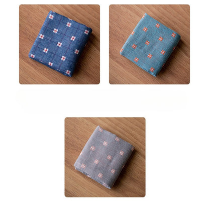 Gohobi Cotton Linen Tea Towel – Japanese Style Absorbent Tea Cloth for Tea Ceremony