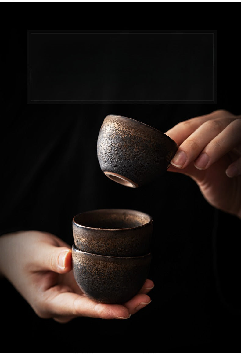 Gohobi Gilded Vintage Ceramic Teacup