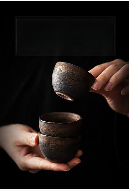 Gohobi Gilded Vintage Ceramic Teacup