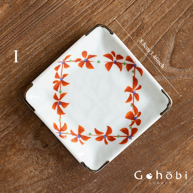 Gohobi Japanese Hosami Yaki Blue & White Small Bowl Set [Made in Japan] – Six-Piece Gift Box