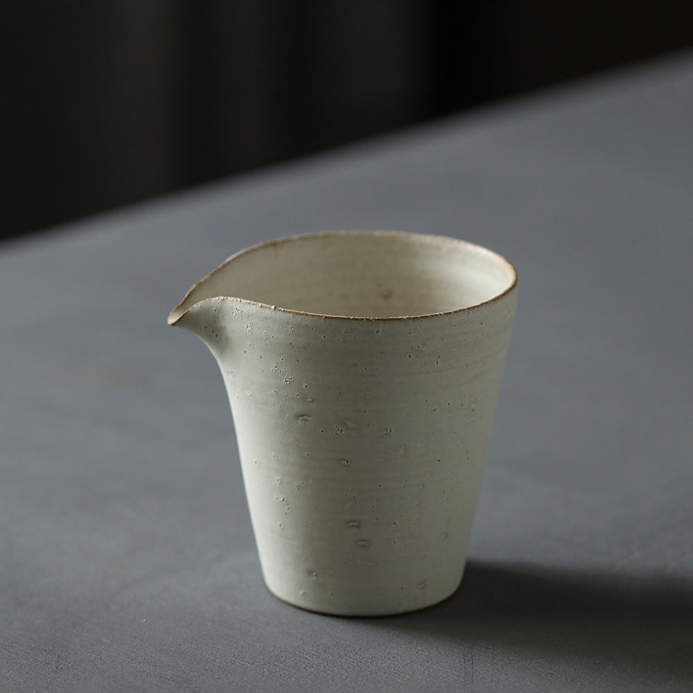 Gohobi Handmade Ceramic Kohiki Pulverised White Pitchers