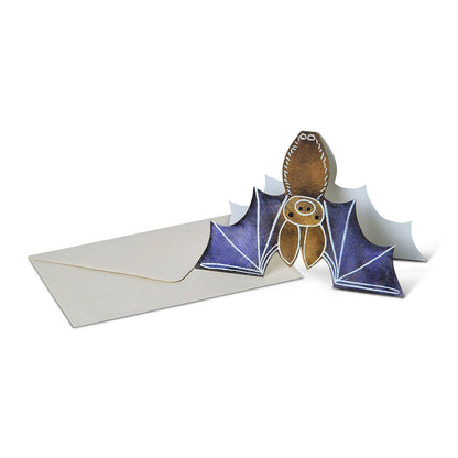 Mortlake Papers Bat Card | Halloween Cards | Halloween Decorations | Gifts | Greeting Card [Made in the UK]