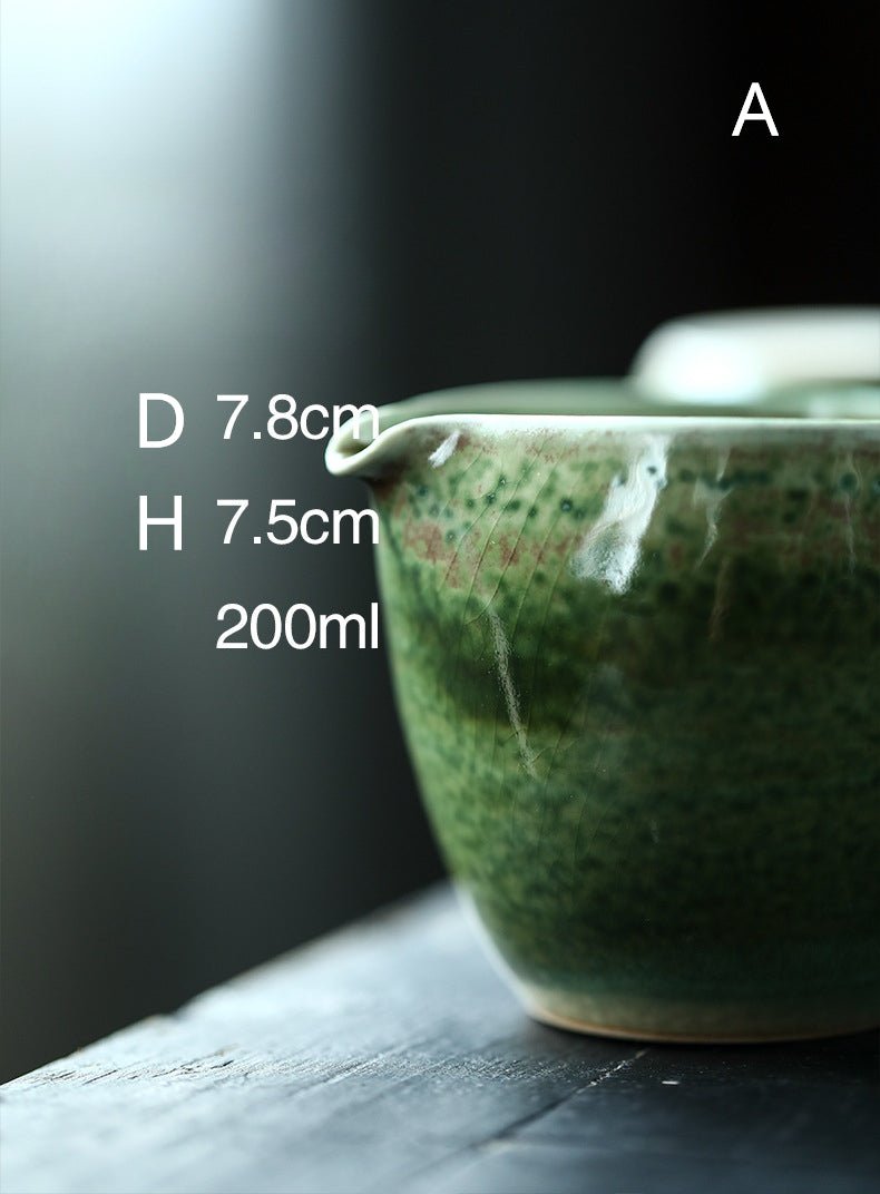 Gohobi Handmade Ceramic Soda Green Pitcher