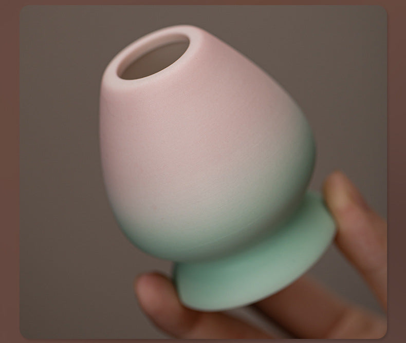 Gohobi Ceramic Matcha Set 043 Pink and Green