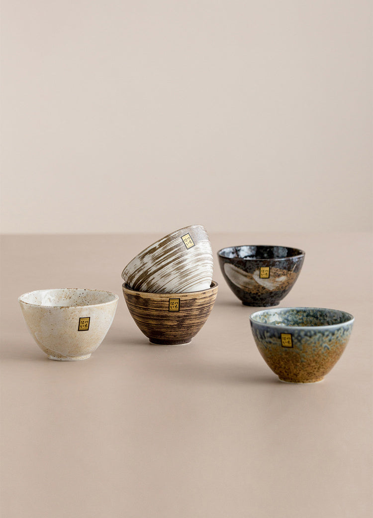 [Made in Japan] Gohobi Minoya Shino Glaze Hat Bowl
